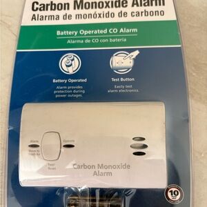 Kidde Carbon Monoxide Detector Battery Operated CO Alarm Ice Shacks Cabins - NEW
